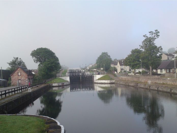 LOCKS AT THE CALEDONIAN CANAL-2011