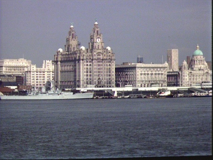 The Liverpool waterfront.-1986