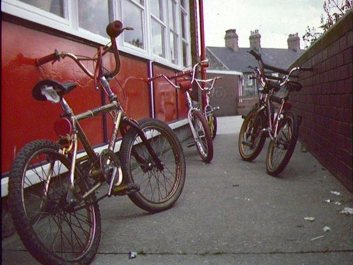 BICYCLES AT SCHOOL.-1986