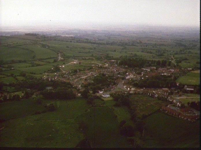 Brill village from the air.-1986