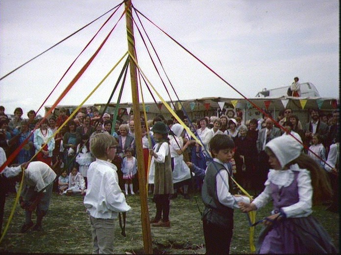 Maypole dancing,Brill Faire.-1986