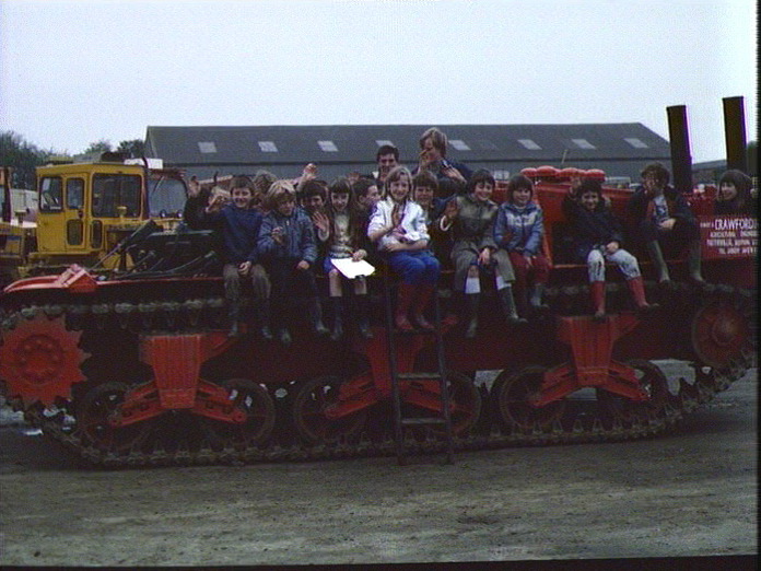 Sherman Tank for ploughing.-1986
