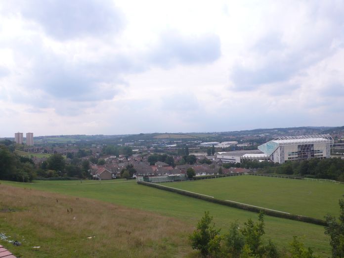 Hunslet looking towards Elland Road Football stadium
