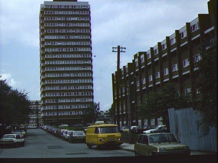 English St. looking North