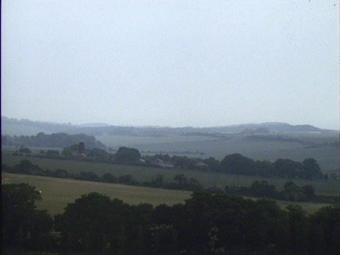 South Kent farmland with mill