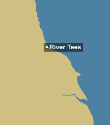 Tidal region map for North East