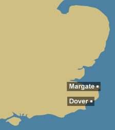 Tidal region map for South East