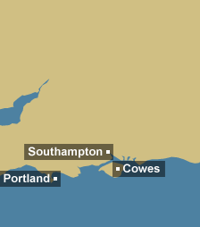 Tidal region map for South
